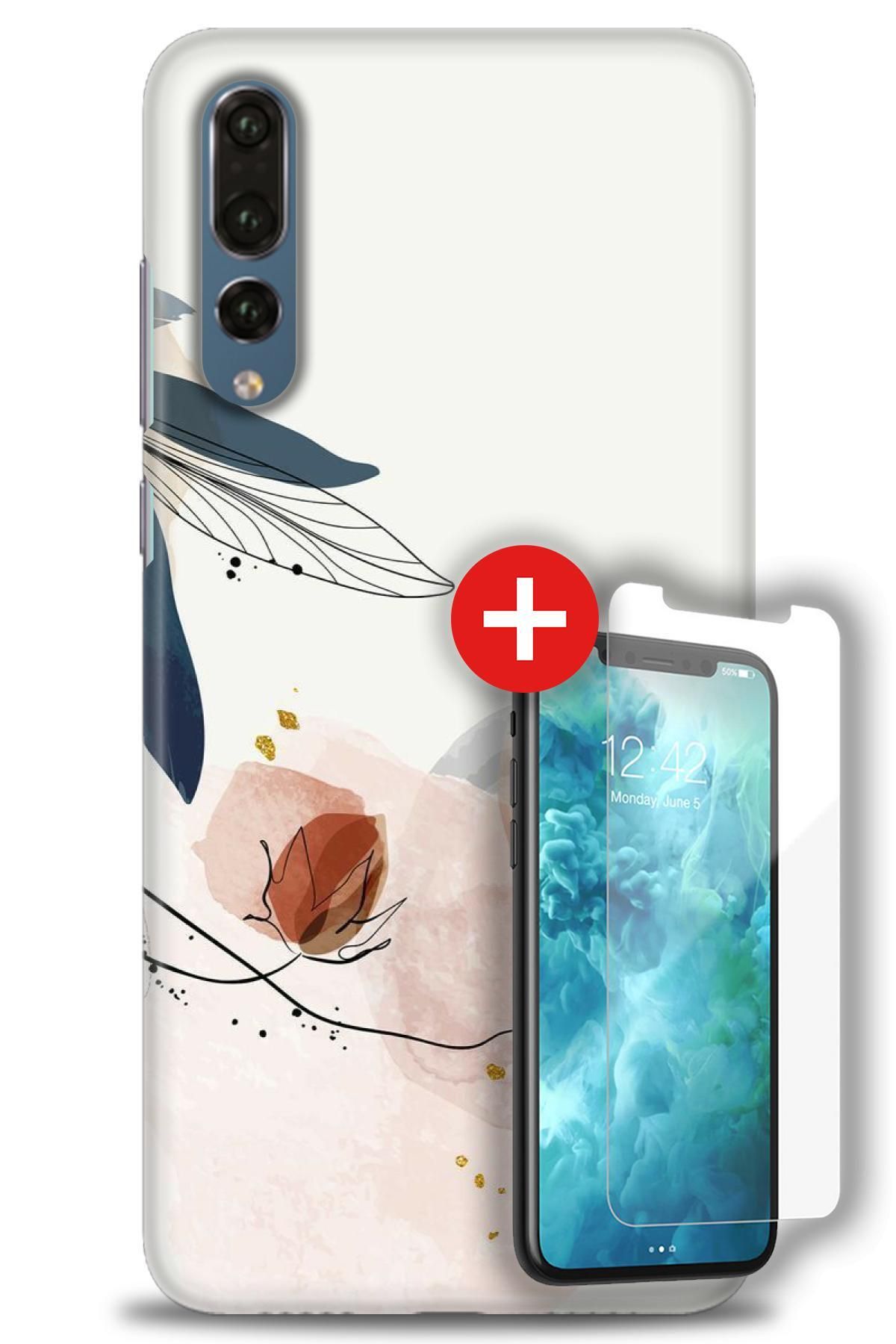 kılıfevreni Huawei P20 Pro Kılıf HD Baskılı Kılıf + MAT DAVİN KIRILMAZ EKRAN KORUYUCU w (11)