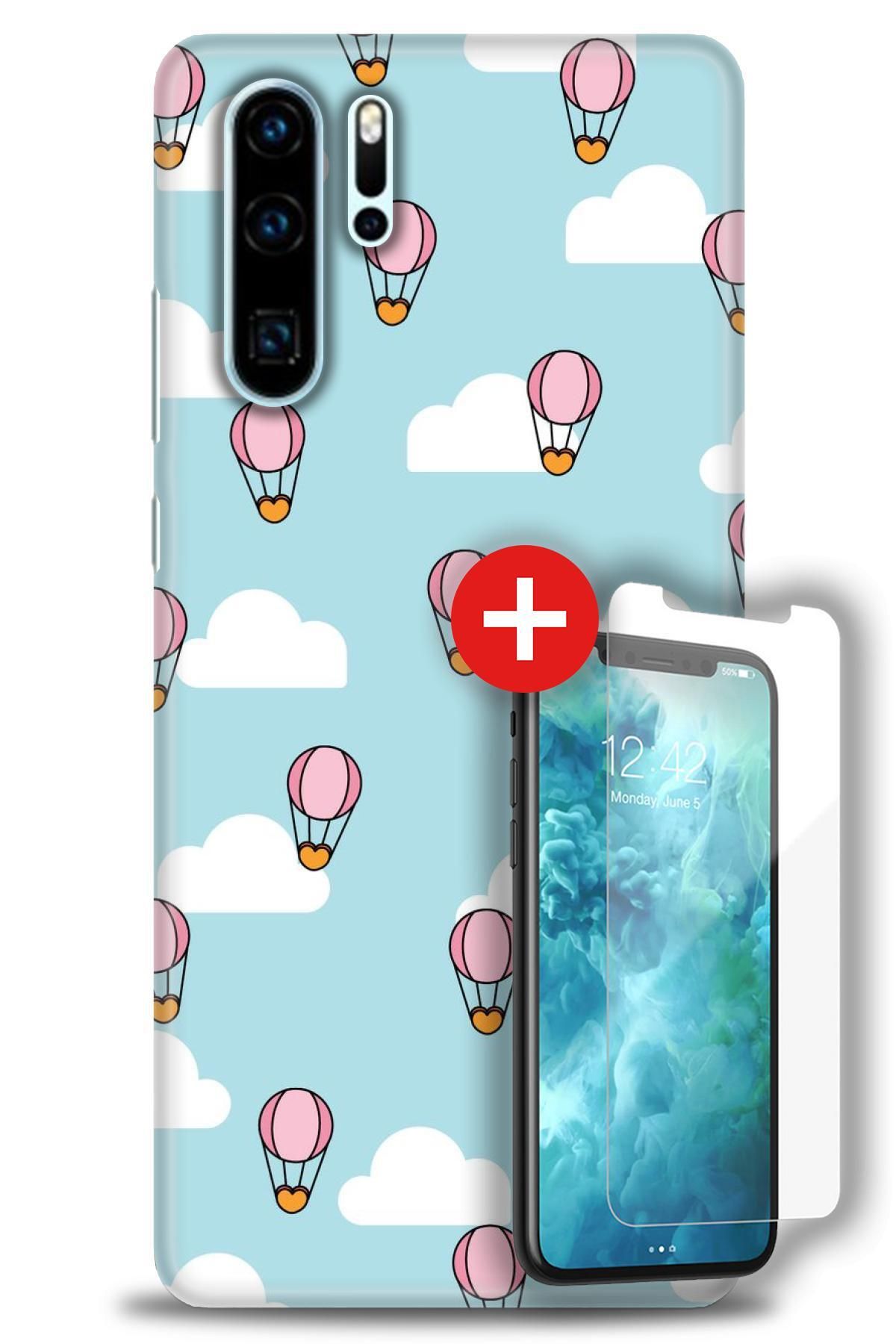 kılıfevreni Huawei P30 Pro HD Baskılı Kılıf + MAT DAVİN KIRILMAZ EKRAN KORUYUCU f (19)