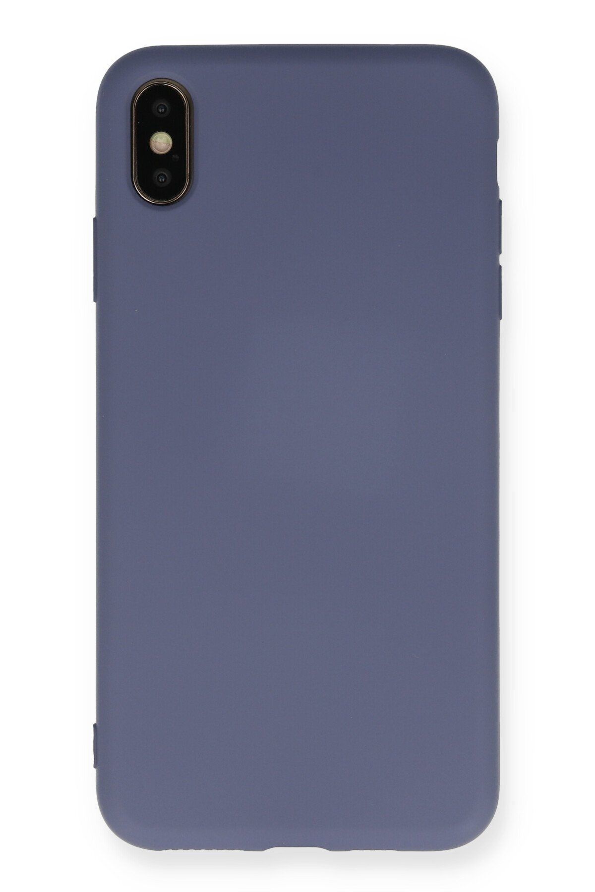 NewFace iPhone XS Max  uyumlu  Kılıf Nano içi Kadife Silikon - Gri MRAYD