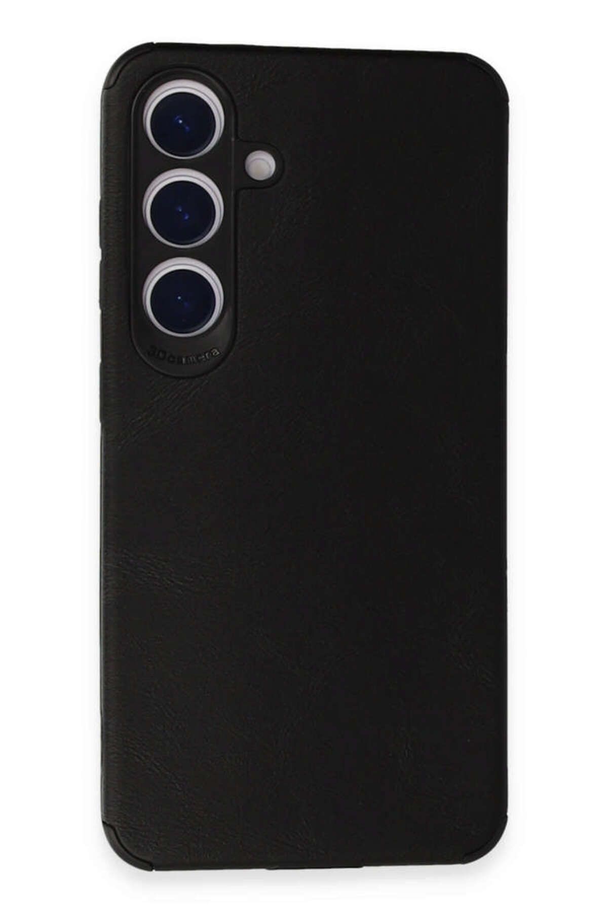 NewFace Samsung Galaxy S24 Kılıf Loop Deri Silikon - Siyah ZRNET
