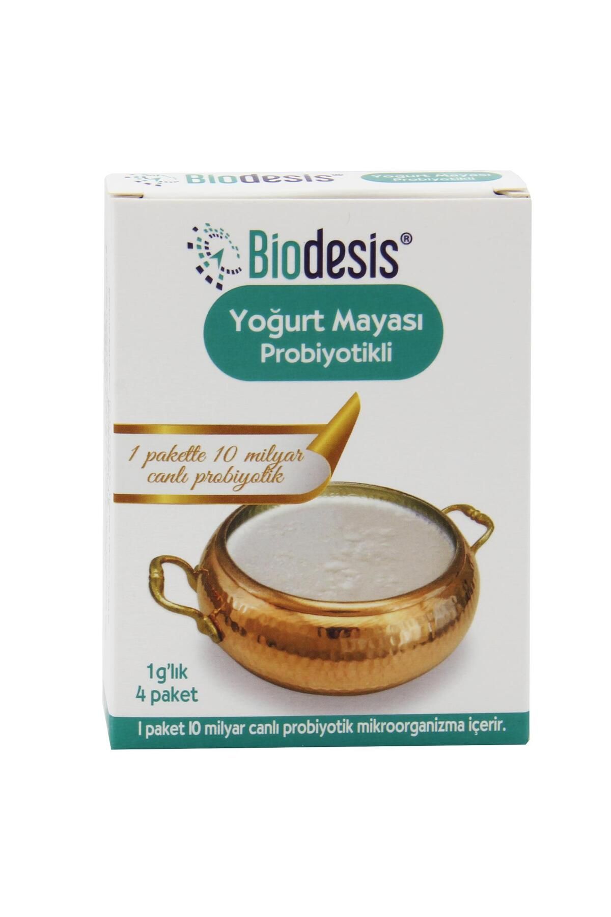 Biodesis Probiyotikli Yoğurt Mayası 1 gr X 4 Paket