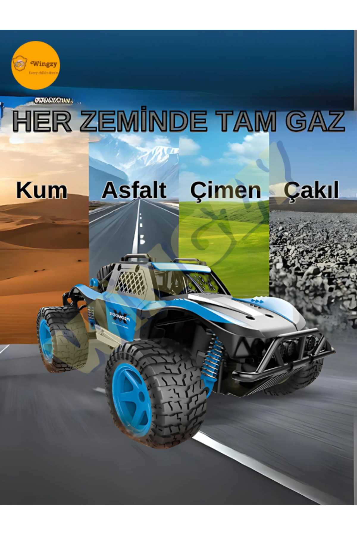 Drift ve Offroad Macerası – Yüksek Hız, Güçlü Çekiş, Tam Kontrol ve 2.4 GHz Teknolojiyle!