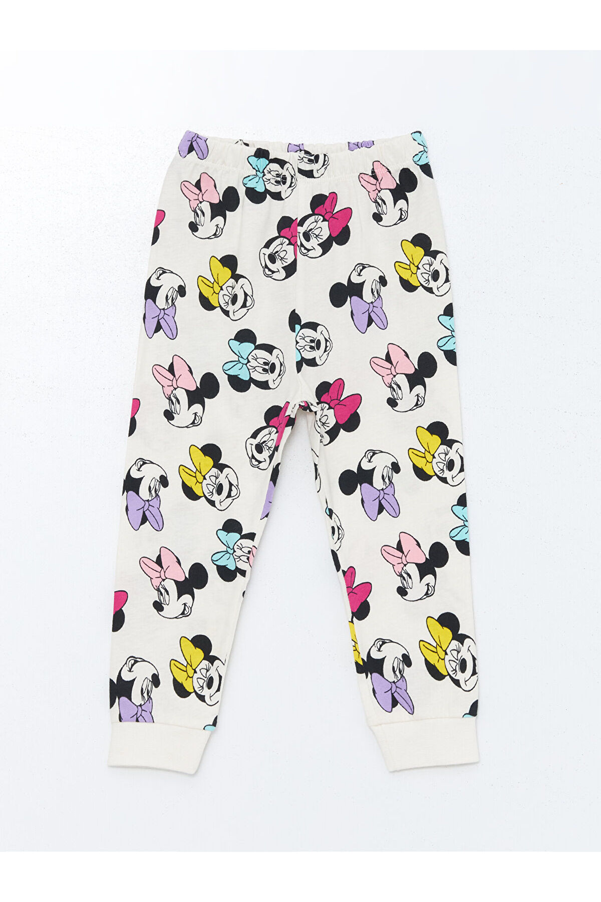 LC Waikiki LCW baby Bej Bisiklet Yaka Uzun Kollu Minnie Mouse Baskılı Kız Bebek Pijama Takımı İMREX GLOBAL fotoğrafı 4 (önizleme)