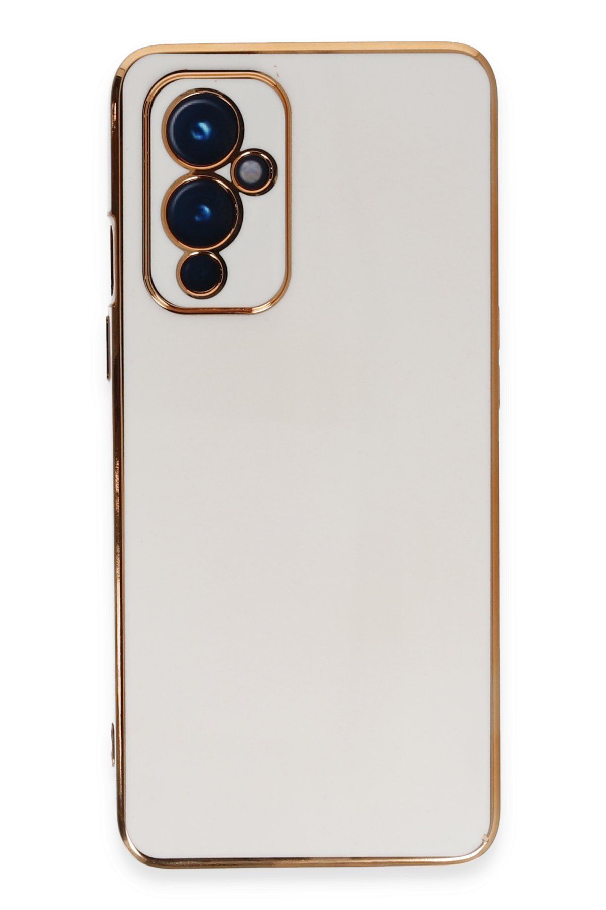 NewFace One Plus 9 Kılıf Volet Silikon - Beyaz GLSTD