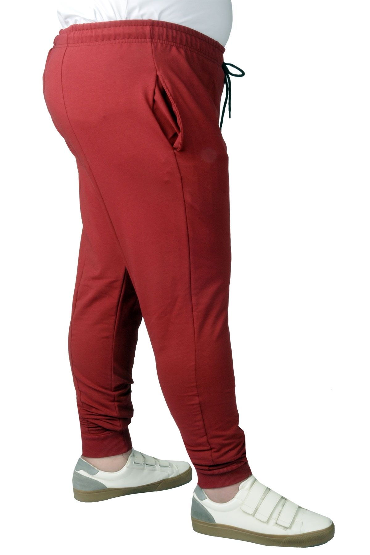 ModeXL-قطعة Sweatpants Mode Xl Plus مقاس Md 22014 أحمر كلاريت 2