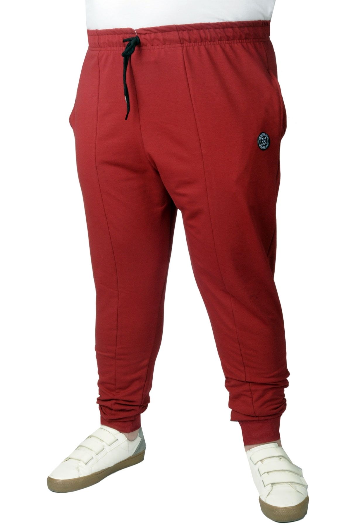 ModeXL-قطعة Sweatpants Mode Xl Plus مقاس Md 22014 أحمر كلاريت 1