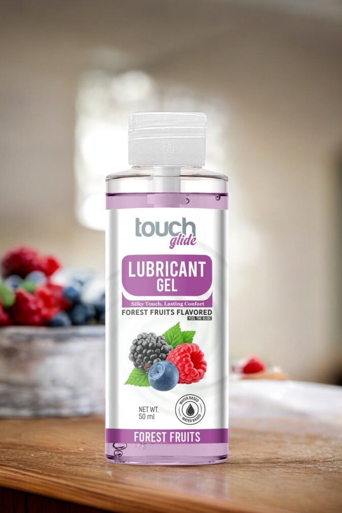 TouchGlide Touch Glide Silky Touch 40 ml Forest Fruits Kayganlaştırıcı Jel - Uzun Süreli Konfor & Su Bazlı