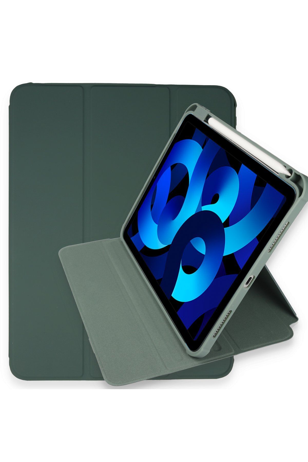 NewFace iPad Pro 11 (2020) Kılıf Starling 360 Kalemlikli Tablet Kılıf - Koyu Yeşil GLSTD