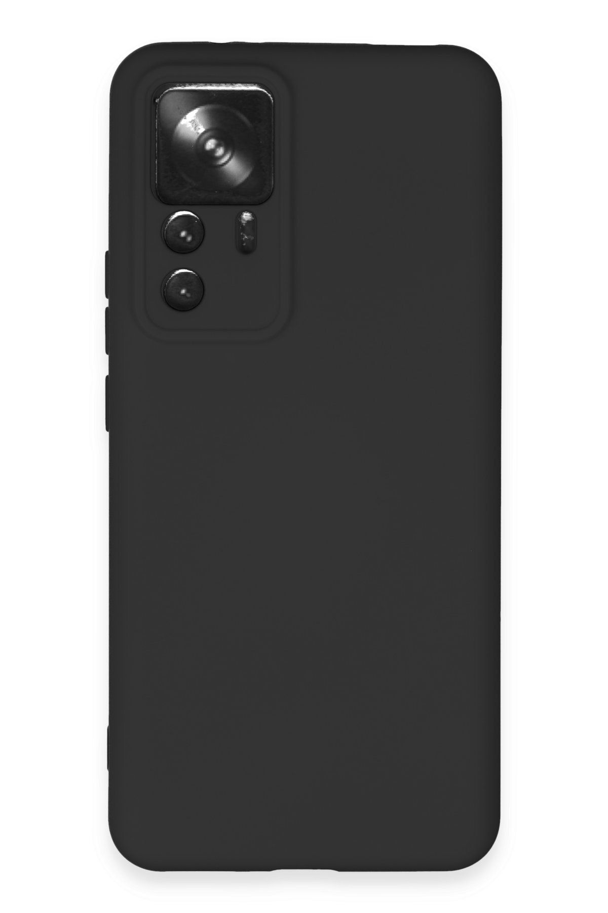 NewFace Xiaomi Mi 12T Uyumlu Kılıf Nano içi Kadife Silikon - Siyah ZRNET