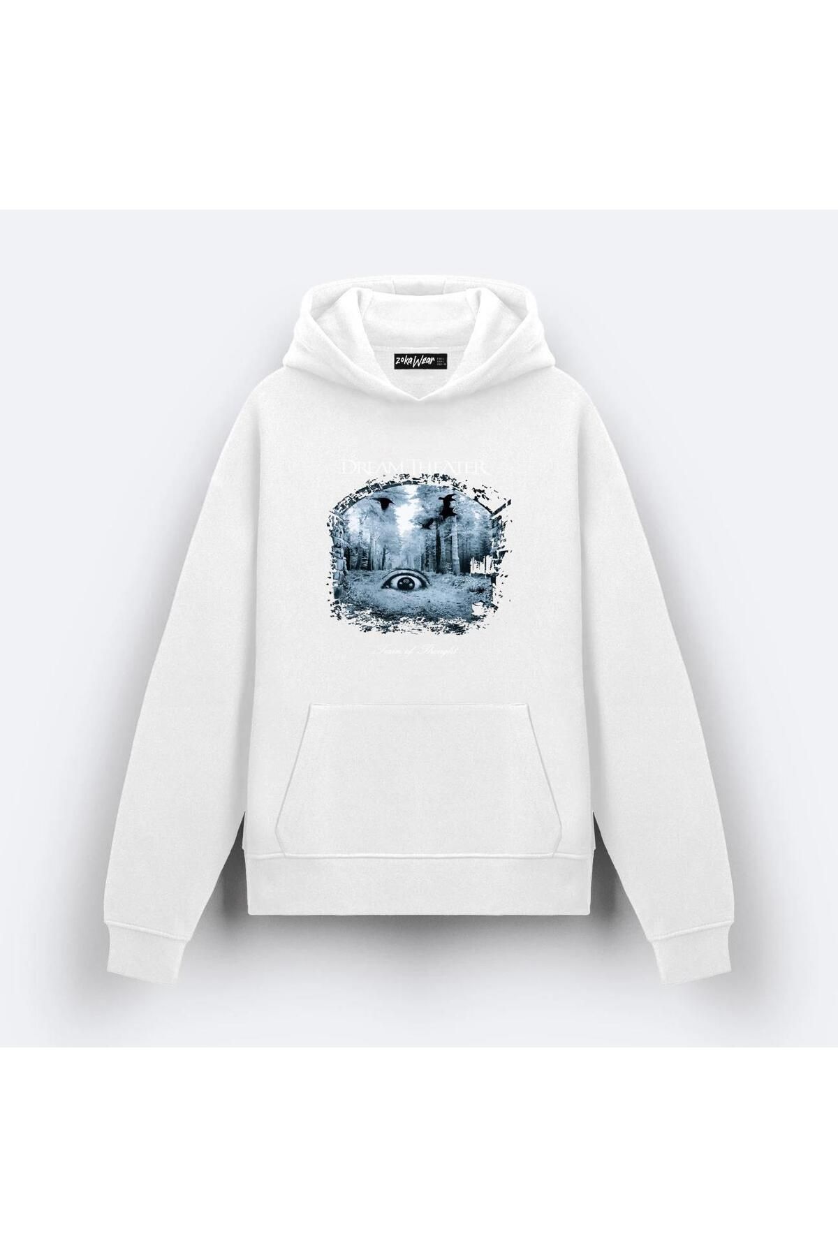 exans Hanorac Cu Glugă Cu Imprimeu Dream Theater V2 Design Unisex - M