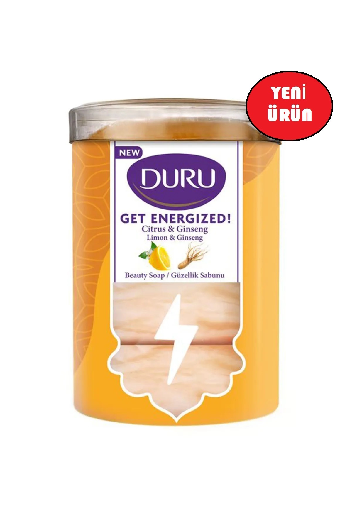 Duru-Moods Get Energized Lemon and Ginseng Soap - 4X90G, 2 Pieces New Product 2