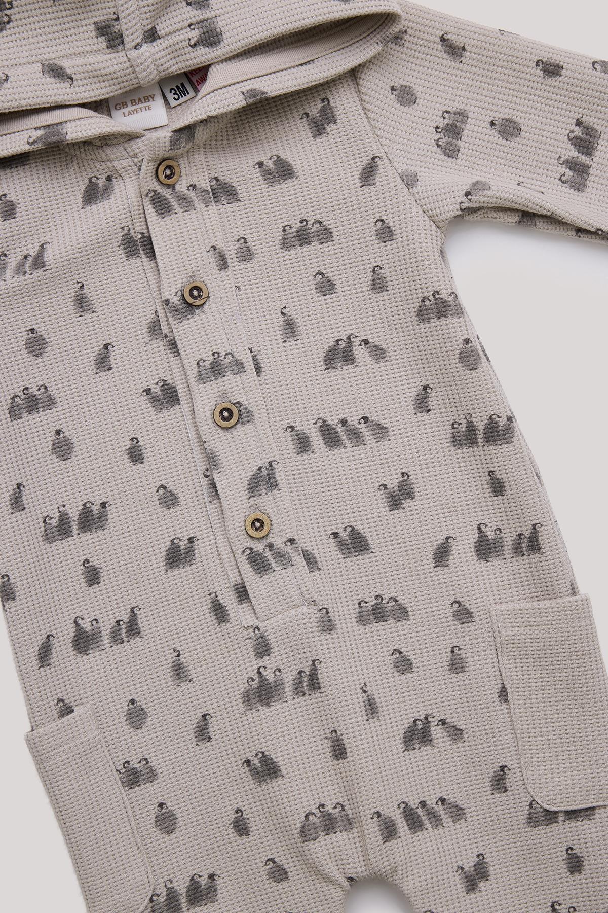 سرهمی پسرانه طرح دار آستین بلند | Layette 24FW0LT8802 - تصویر 3