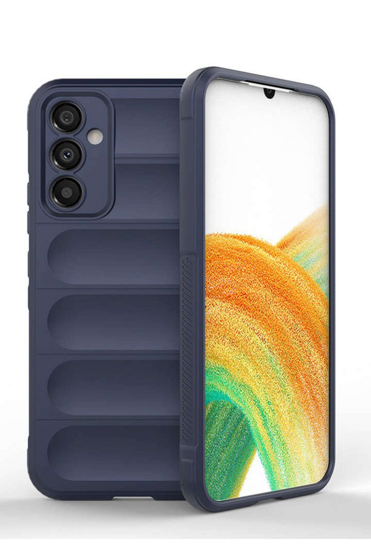 NewFace Samsung Galaxy A25 5G Kılıf Optimum Silikon - Lacivert ZRNET