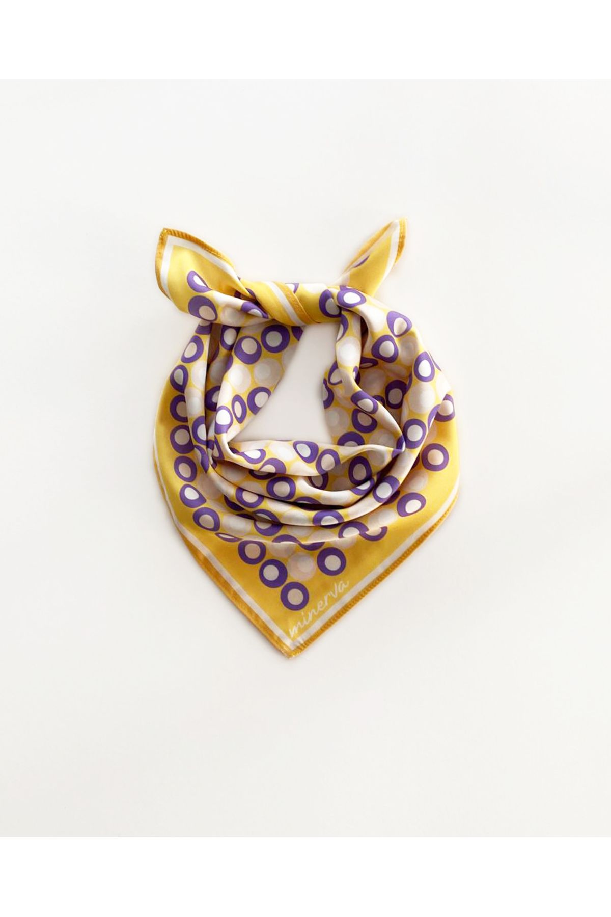 bufidik-Polka Dot Pattern Colorful Scarf Bandana 2