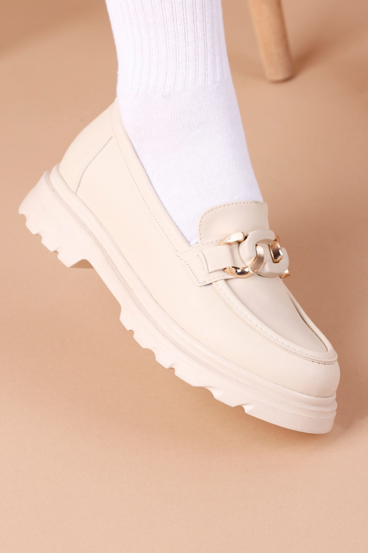 Getcho-Pantofi de damă Ordenas bej 2