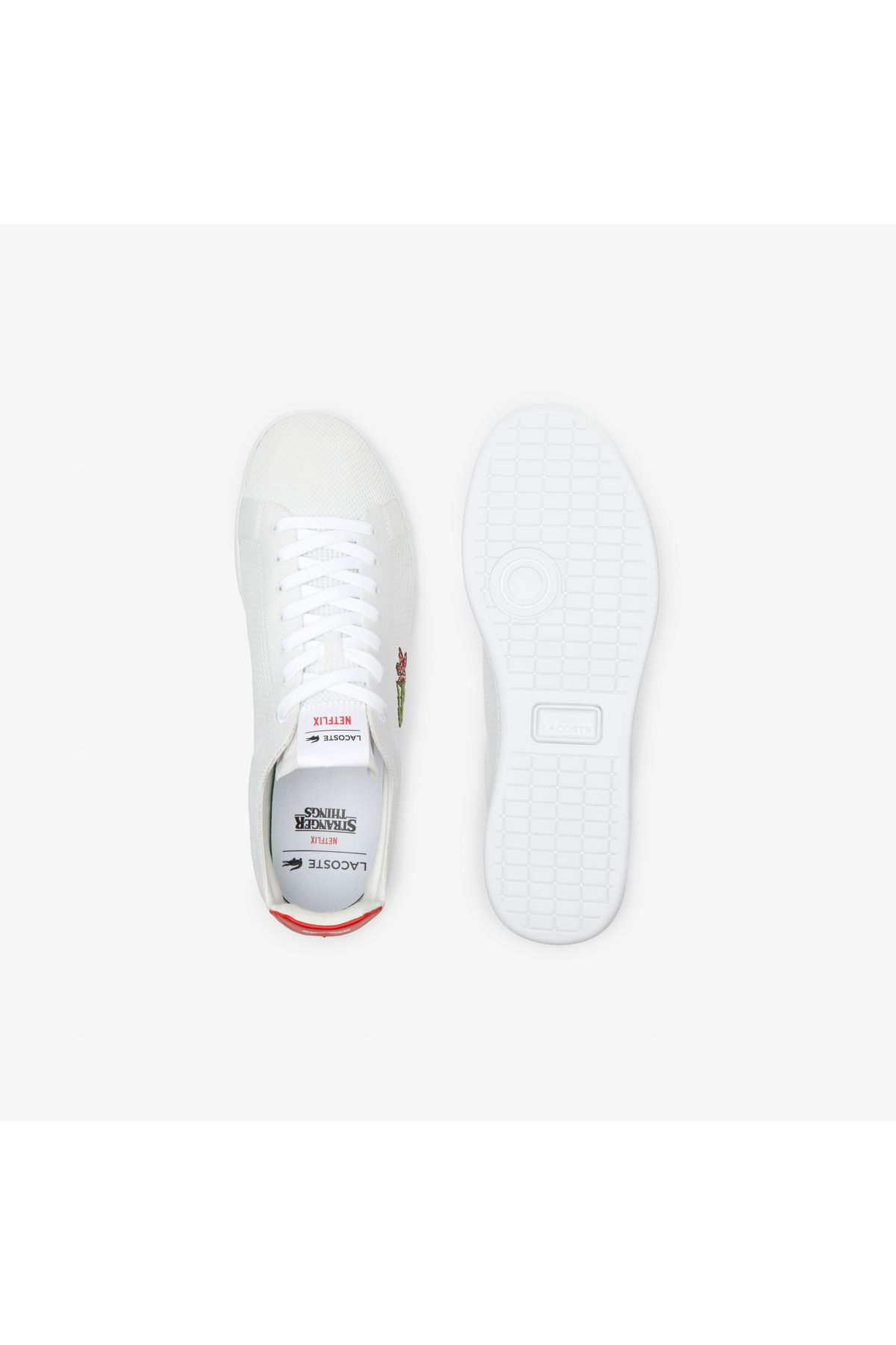 اسنیکر سفید مردانه X Netflix Piquéé کفش ورزشی کارنابی Lacoste