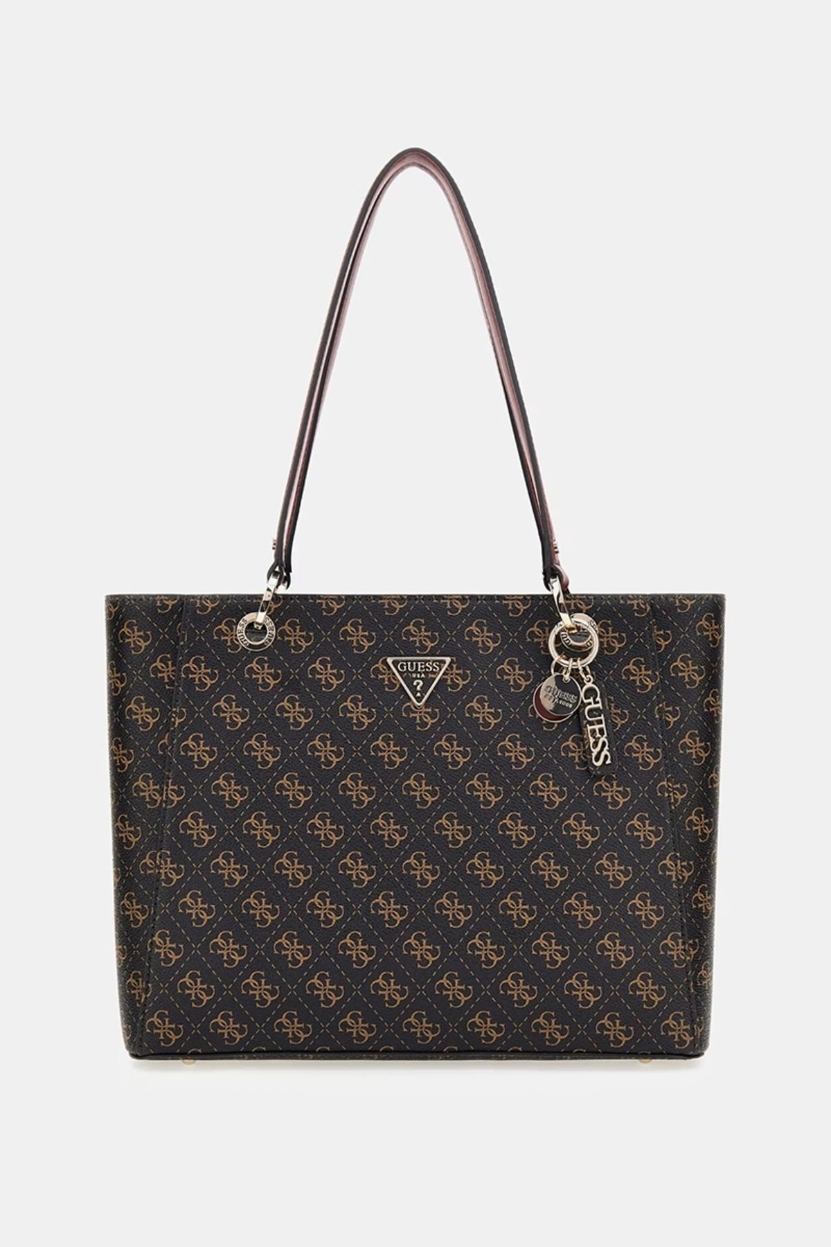 Guess Noelle Tote Kadın Kahverengi El Çantası Hwql7879250-bro