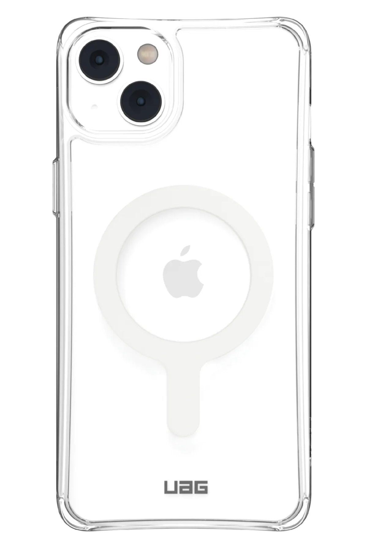 NewFace iPhone 14 Kılıf Uag Plyo Magneticsafe Silikon - Şeffaf MRAYD