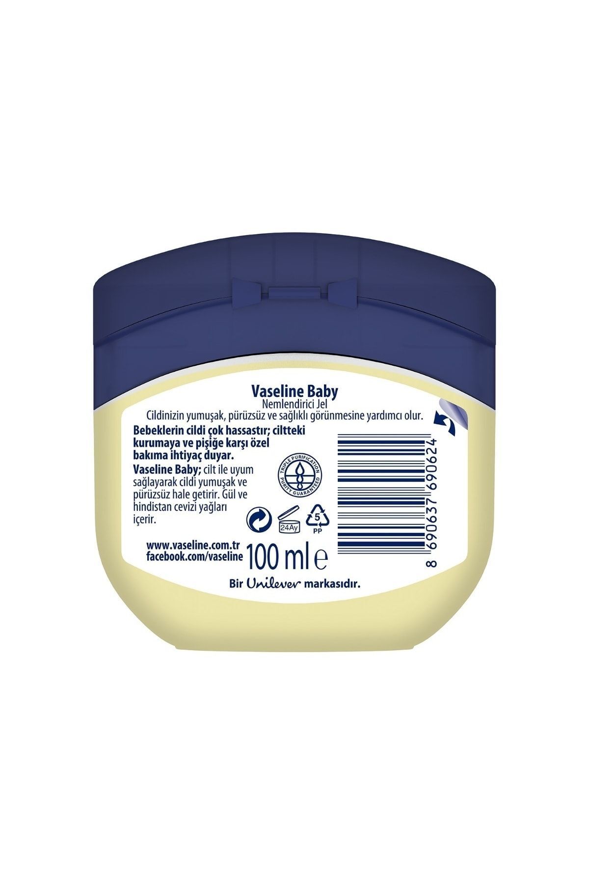 Vaseline Nemlendirici Jel Krem Baby 100 ml