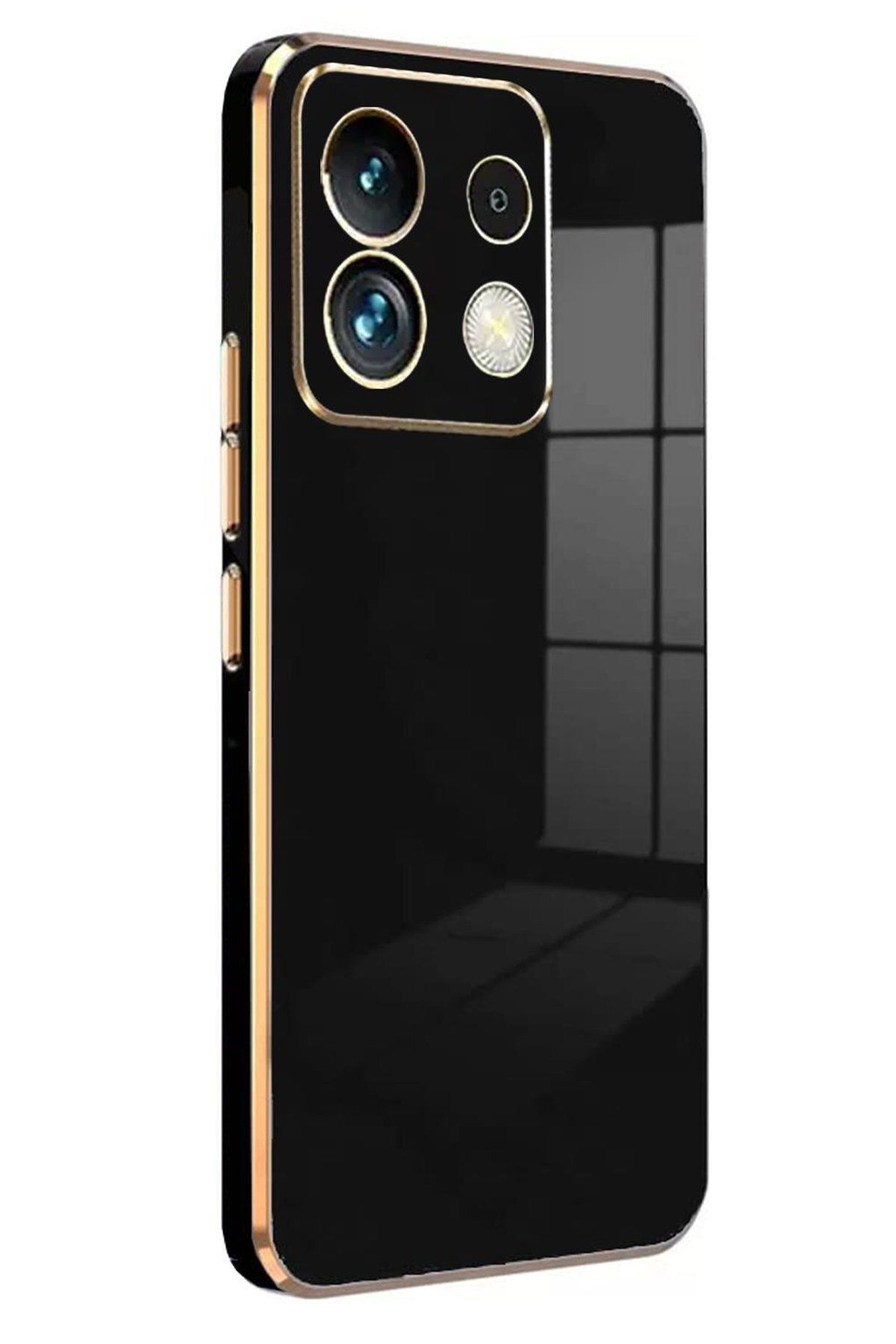 NewFace Xiaomi Redmi Note 13 Pro 4G Kılıf Volet Silikon - Siyah YNSMR