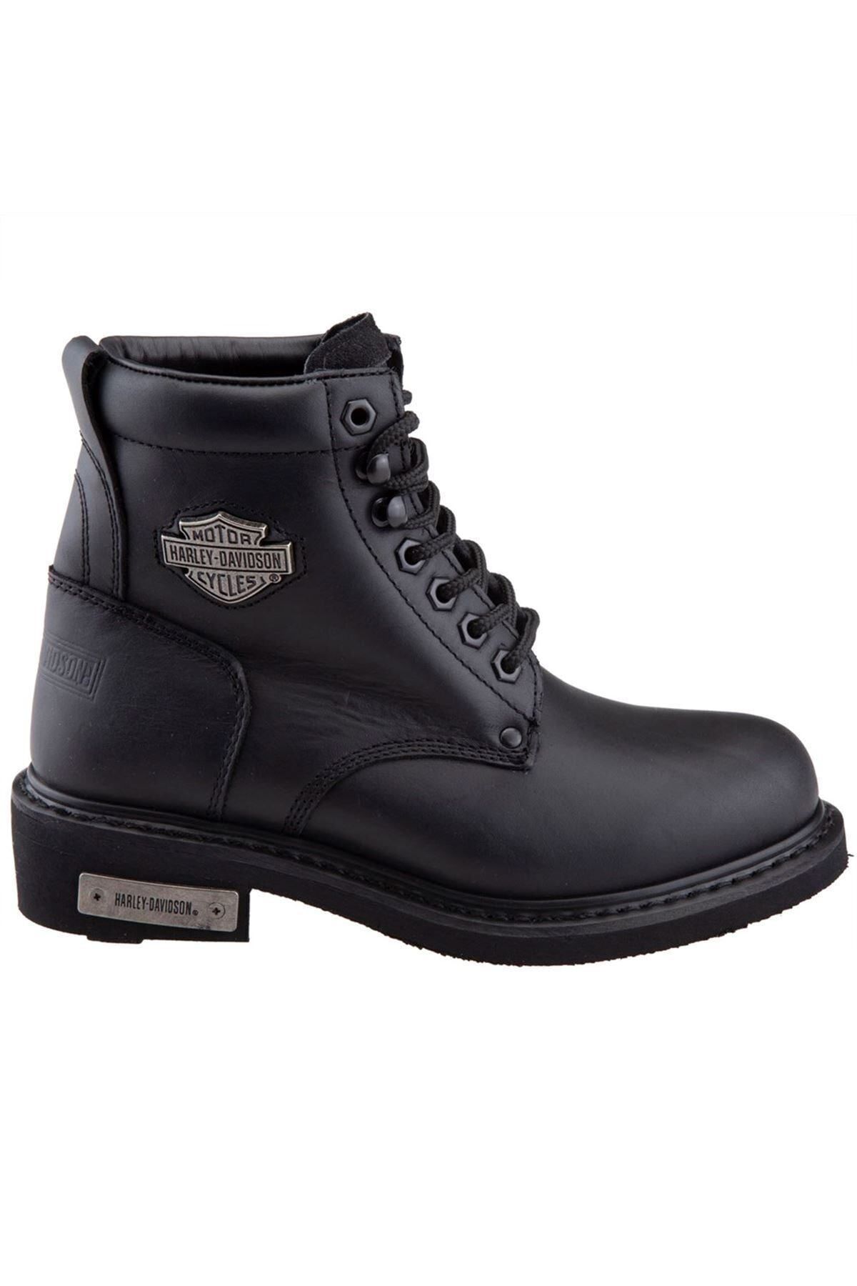 Harley Davidson-Rubber Sole Leather Boots 3