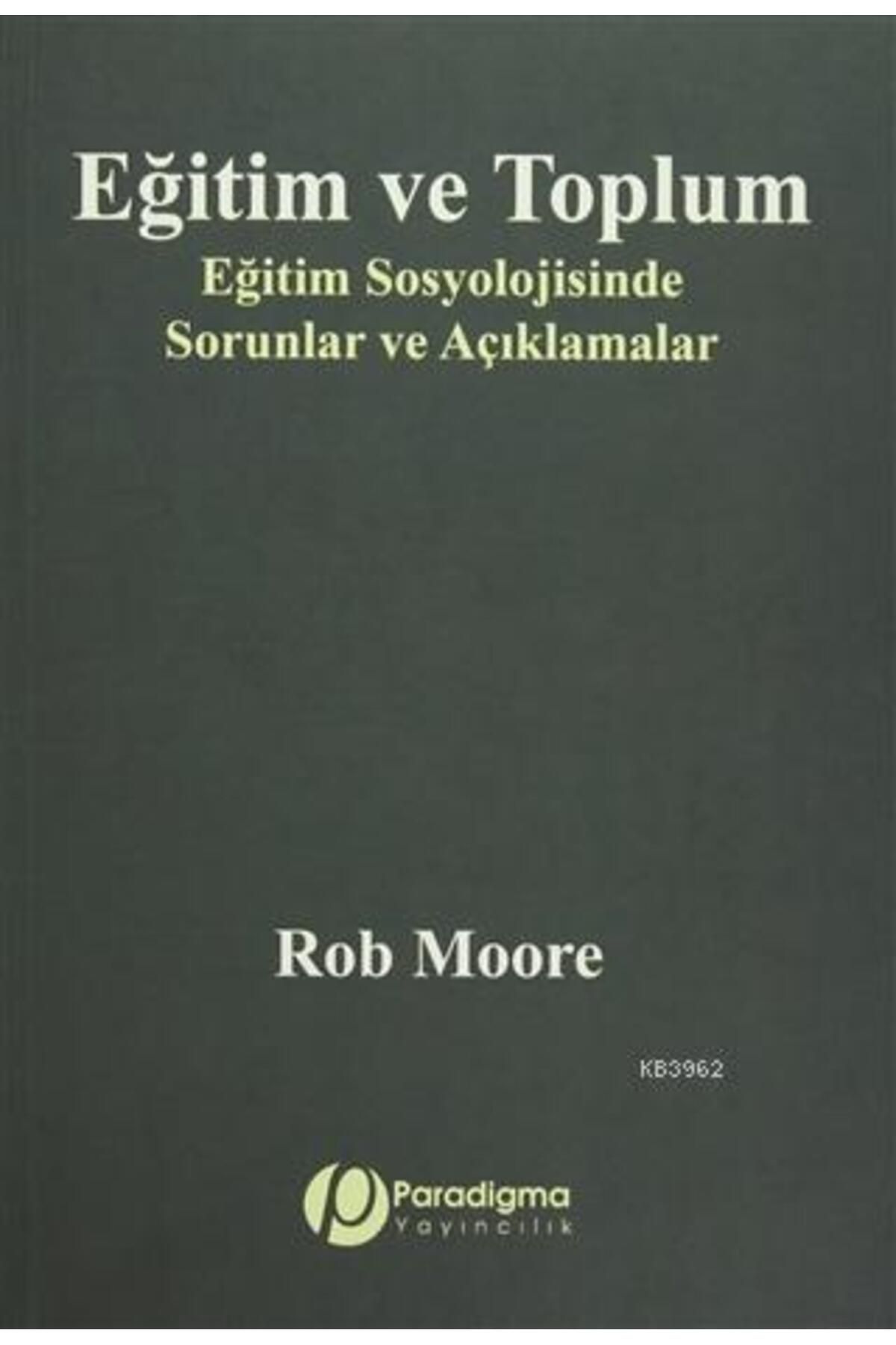 Paradigma Yayınları Eğitim Ve Toplum