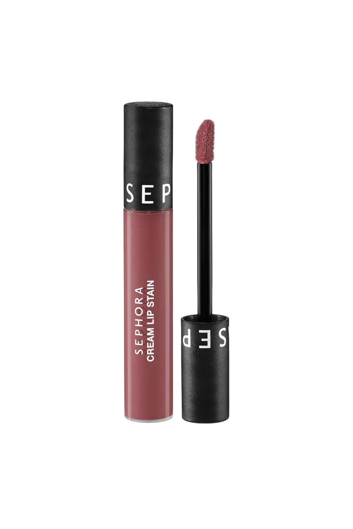SEPHORA Cream Lip Stain Bulaşmayan Kadife Bitişli Ruj Mat Likit Ruj Yüksek kapatıcılık 10 saat kalıcı (5 ml)