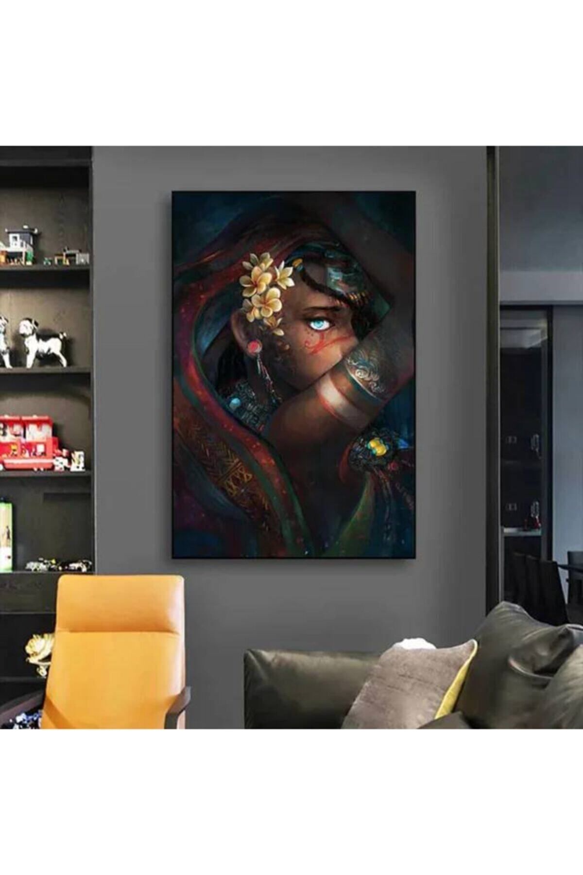 Vividale Dekoratif Gypsy Gril Kanvas Tablo