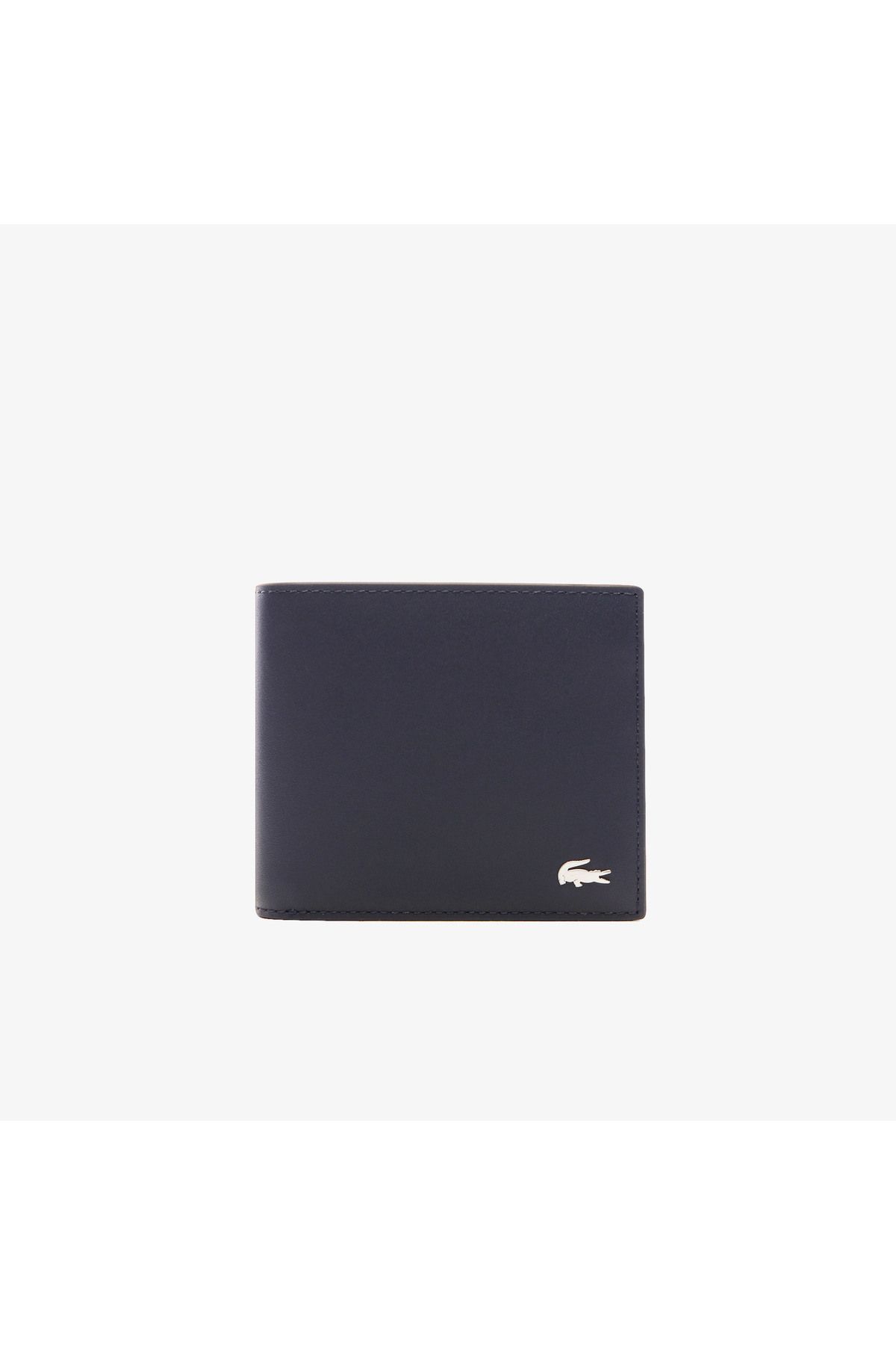 کیف پول آبی مردانه سرمهای Lacoste