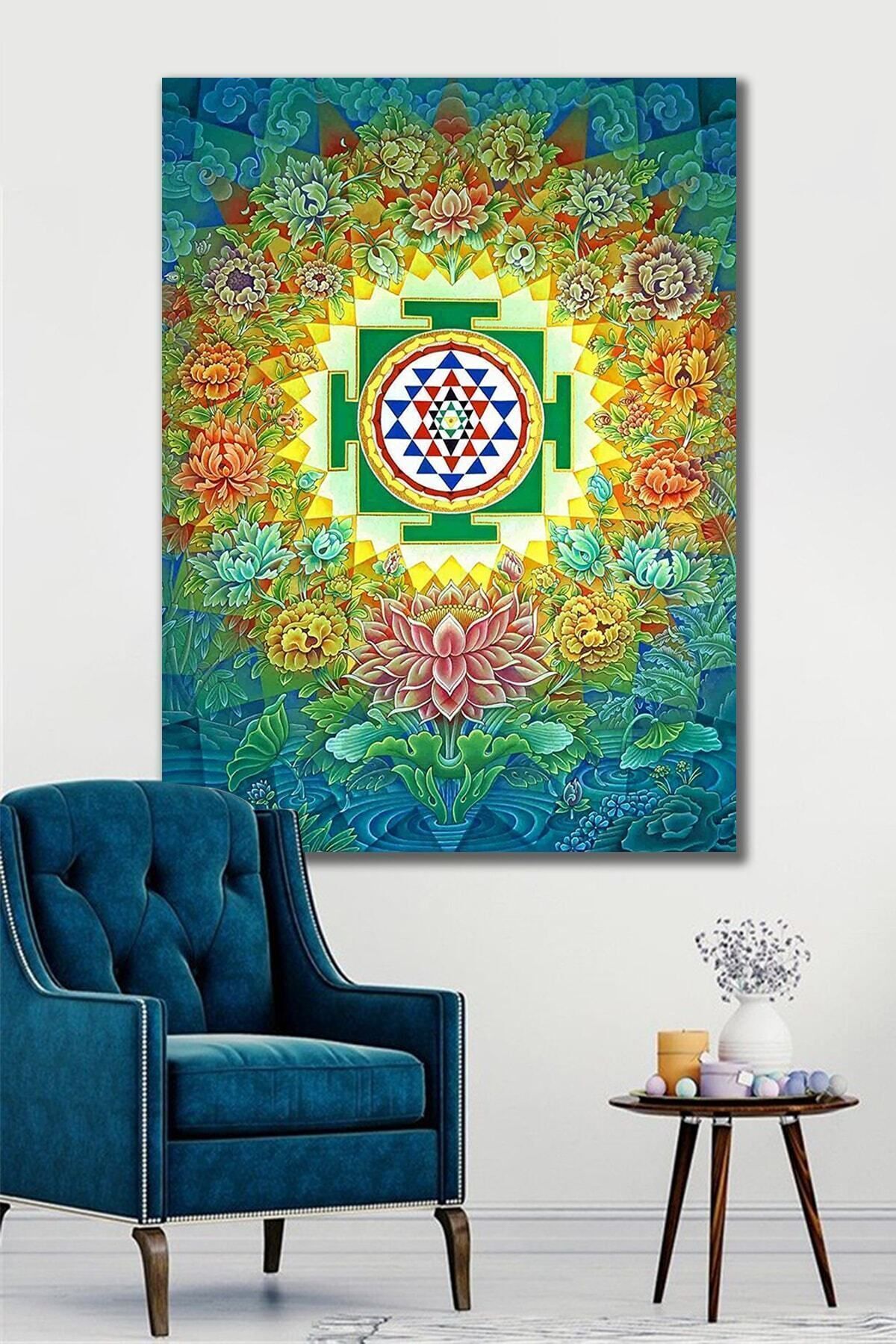 Vividale Yantra Bolluk Bereket Kanvas Tablo