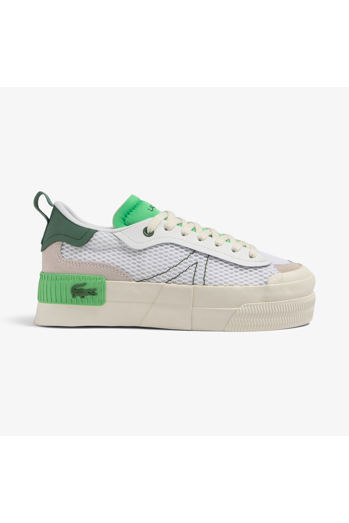 Lacoste L004 Platform Kadın Beyaz Sneaker