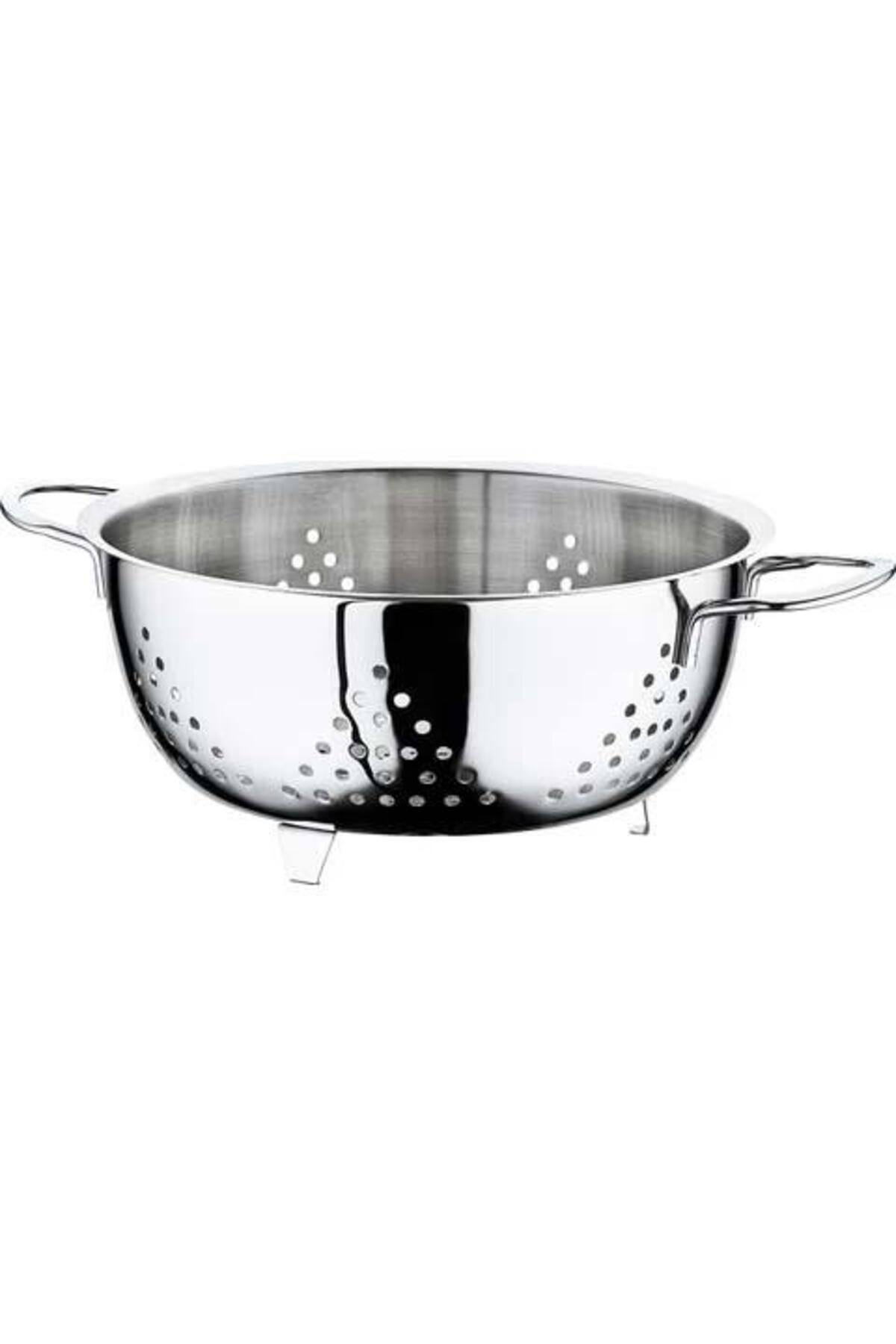 Stainless Pasta Strainer with Steel Strainer Legs