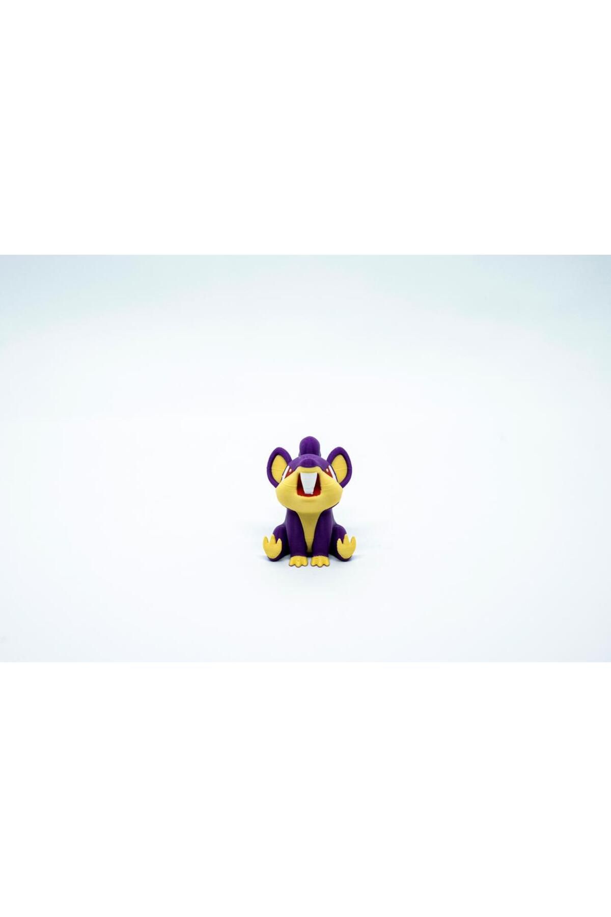 BloomLab-Rattata - Raticate Pokemon 3D Model Evolution 2 Piece Whole Set 2