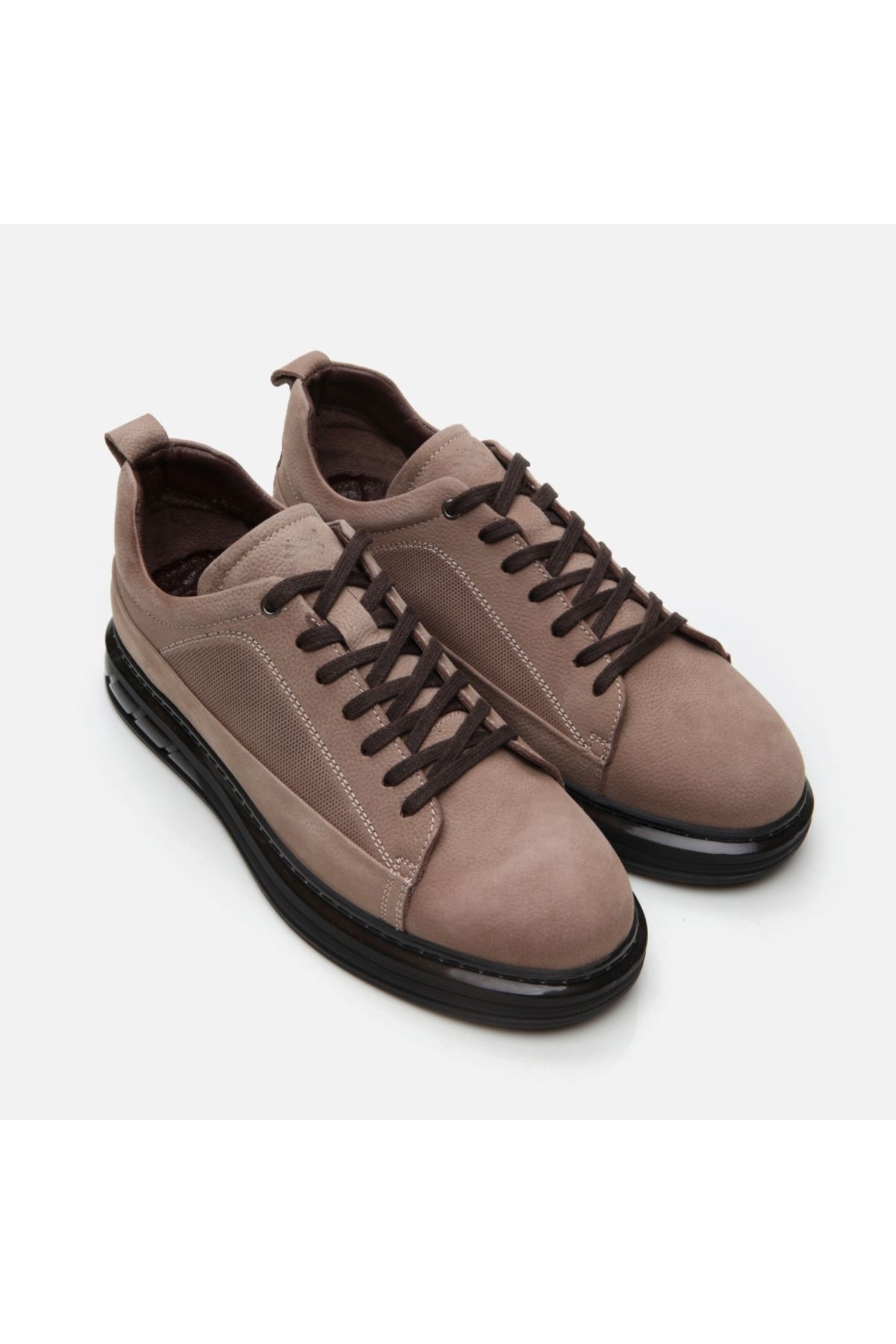 Hotiç-Genuine Leather Sand Beige Men's Casual Shoes 2