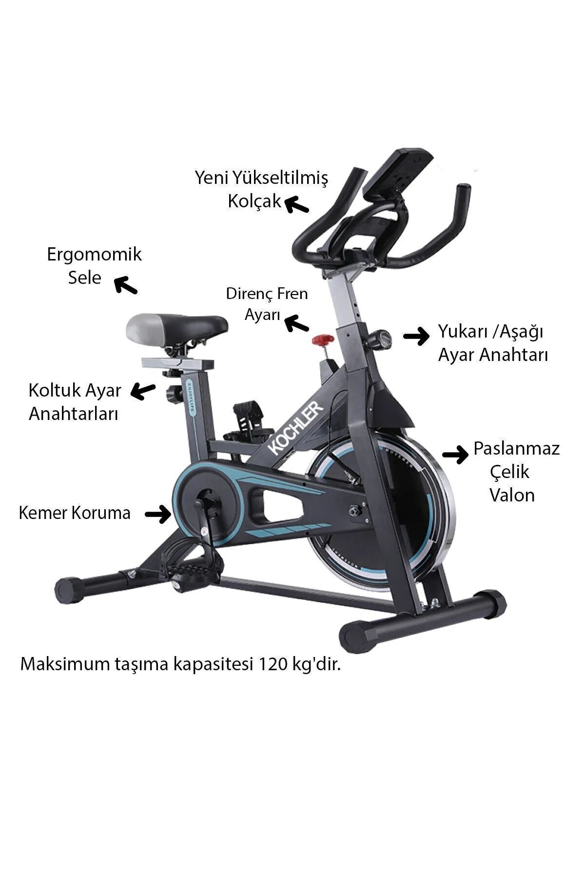 Kochler Profesyonel Spinning Bike 2 Kondisyon Bisikleti Ve Kondisyon kochler-profesyonel-spinning-bike-2-kondisyon-bisikleti-ve-kondisyon