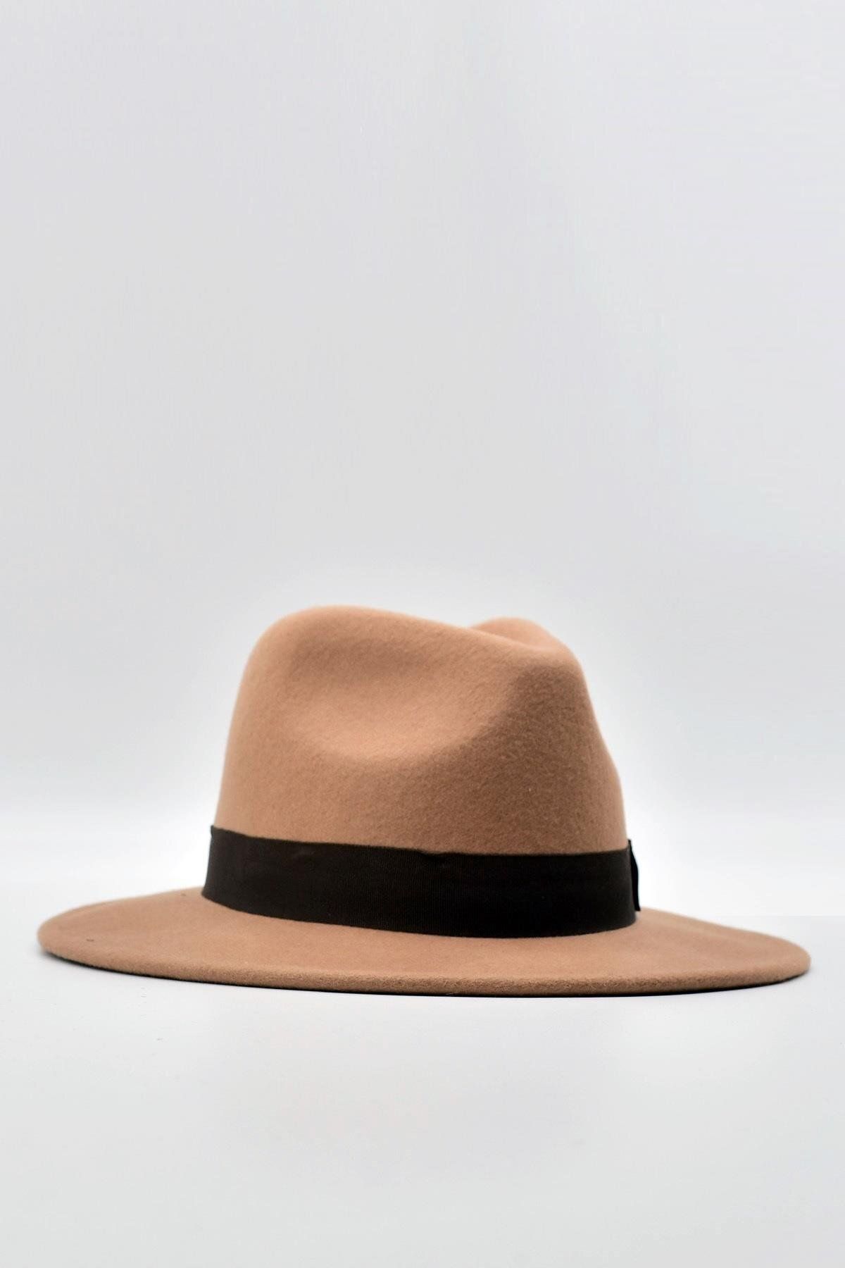 Külah-Indiana Jones Men's Wool Felt Fedora Hat Camel 2