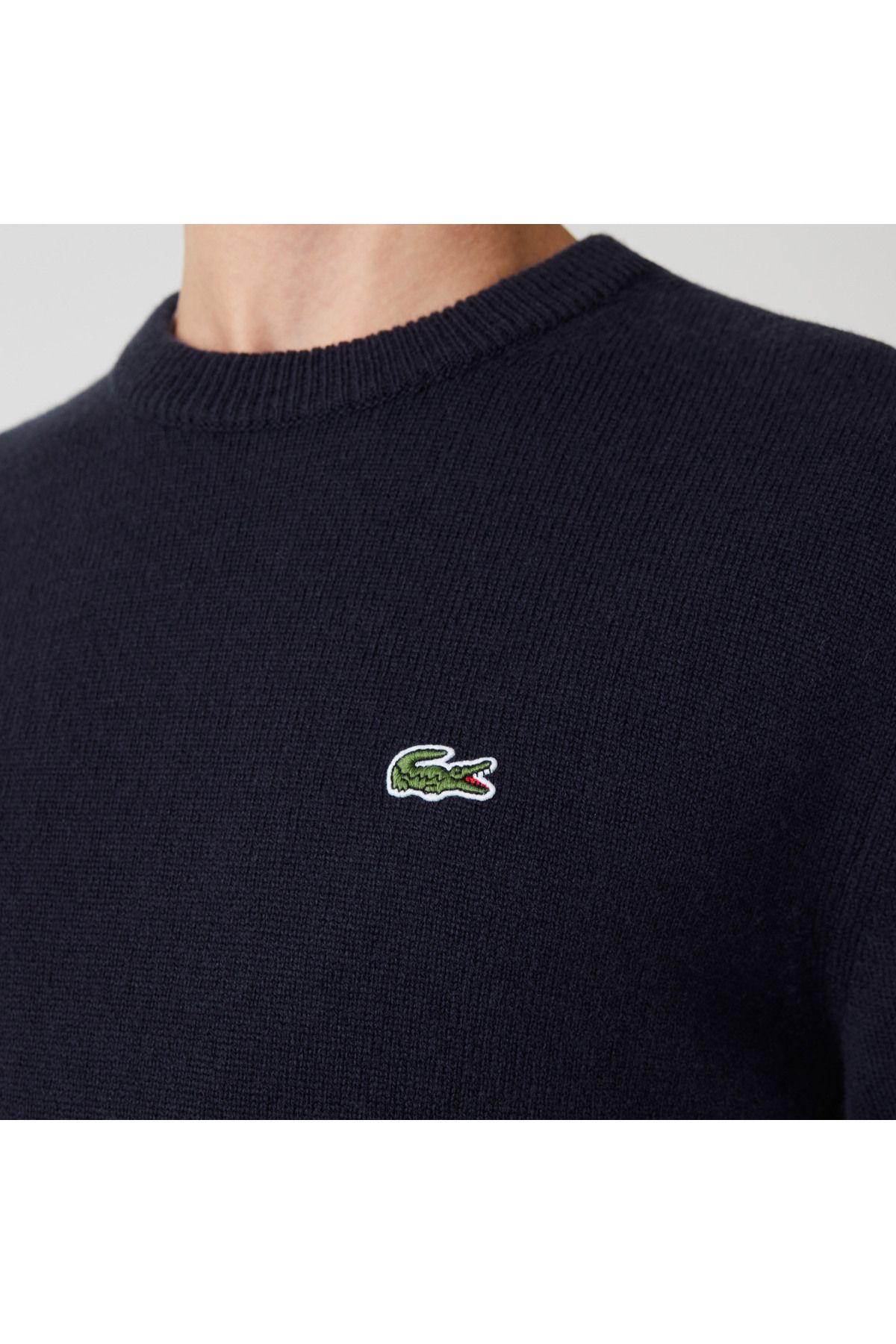 پلیور آبی مردانه دوچرخه سواری آستین بلند مناسب Lacoste