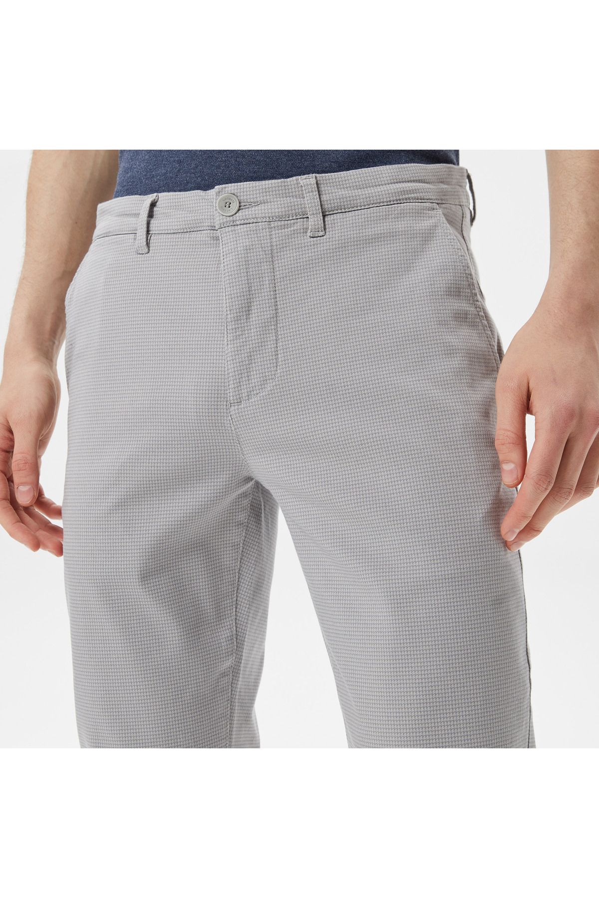شلوار خاکستری مردانه باریک اورجینال Lacoste
