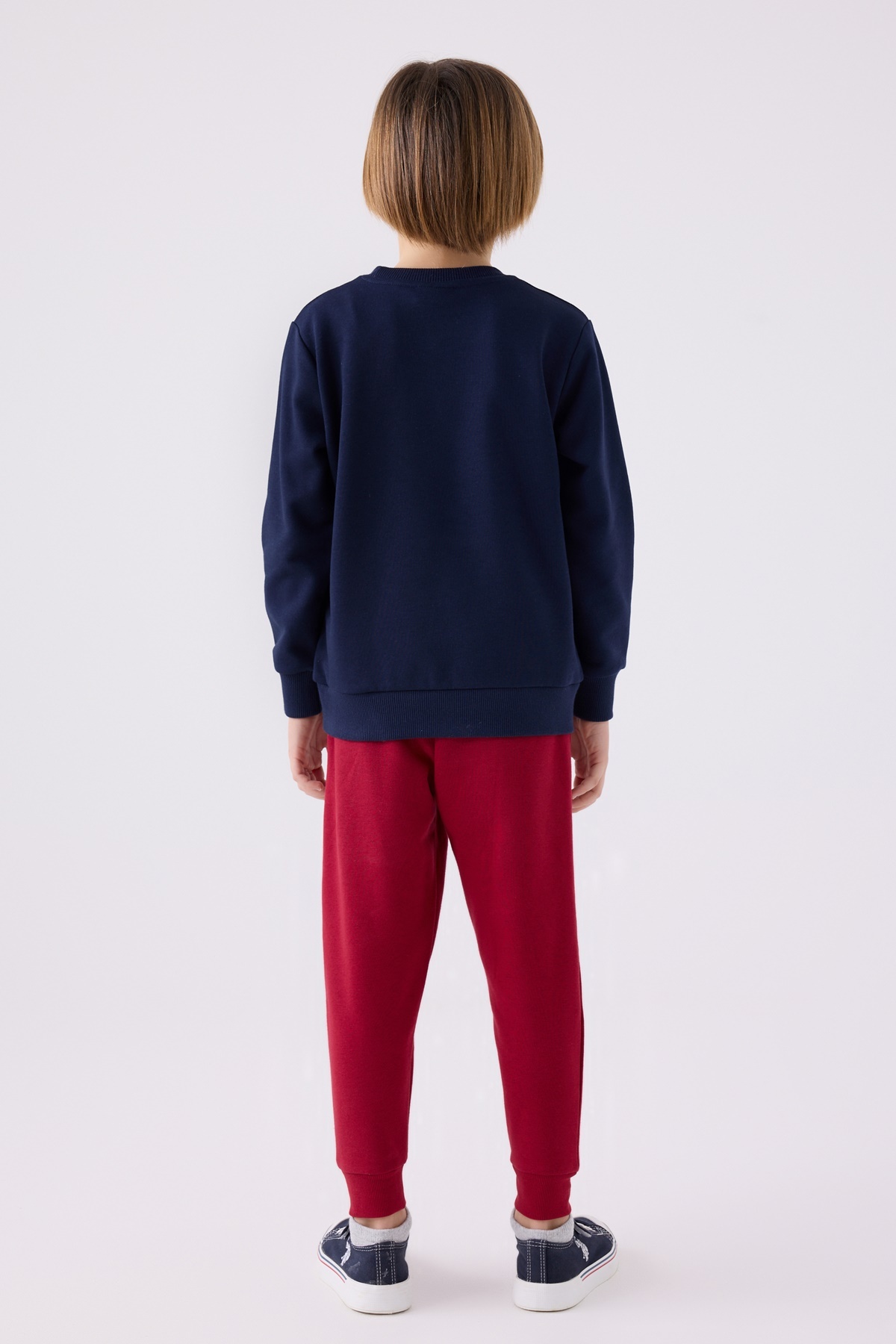 ست پیژامه و لباس خواب مردانه یقه گرد | یو اس پولو U.S. Polo Assn. POLO-1900-CAG TR - تصویر 2