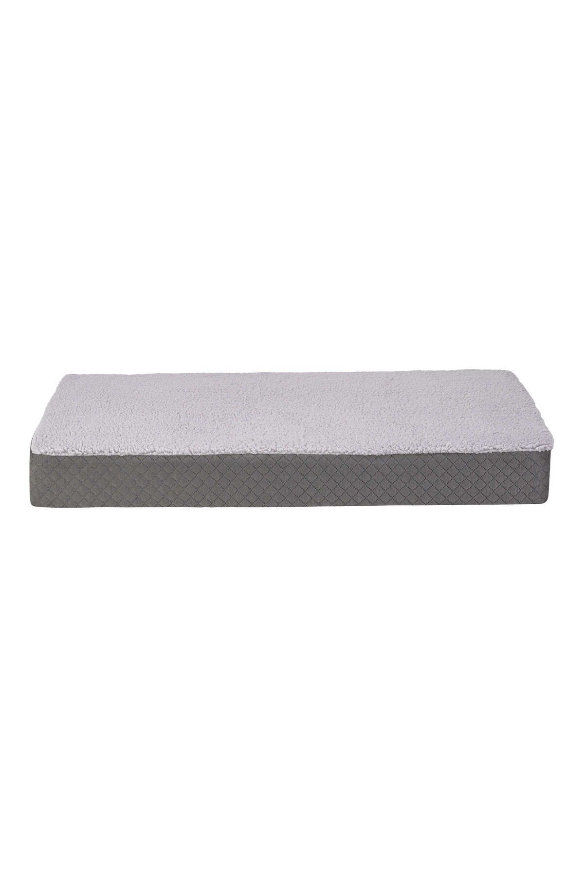 Pet Comfort Lima Ortopedik Köpek Yatağı Gri Peluş S 70x40x9cm DRSTR