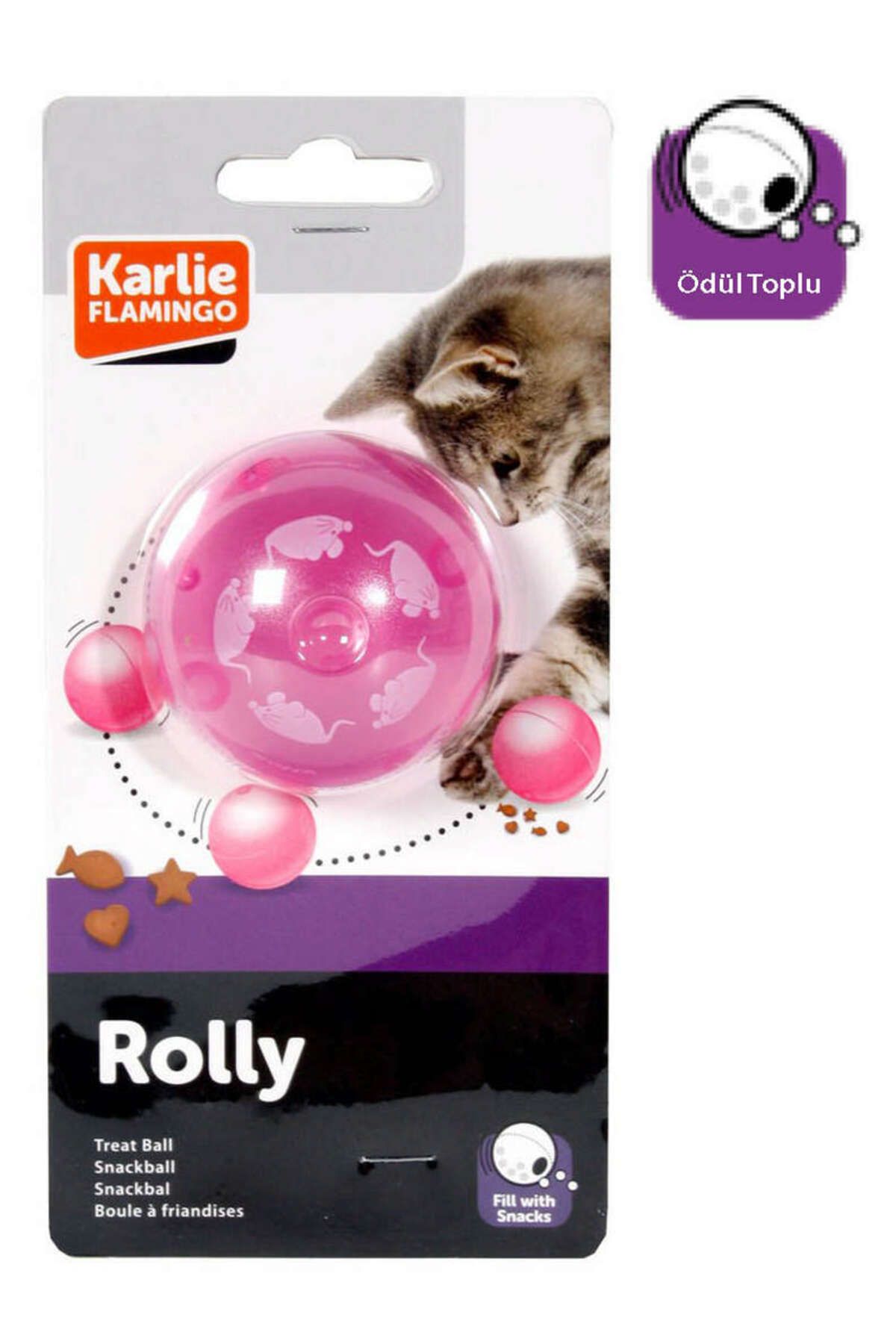 Karlie Karlıe Kedi Oyuncağı Ödül Topu 5,5cm YKTSN