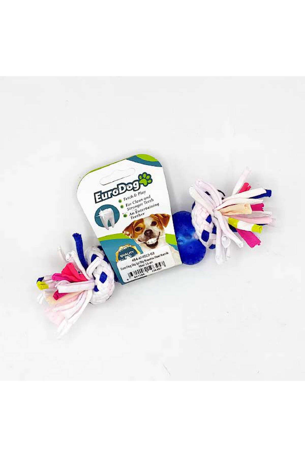 Eurodog Diş İpi Diş Kaşıma Mavi Kemik Mavi 15 cm YKTSN