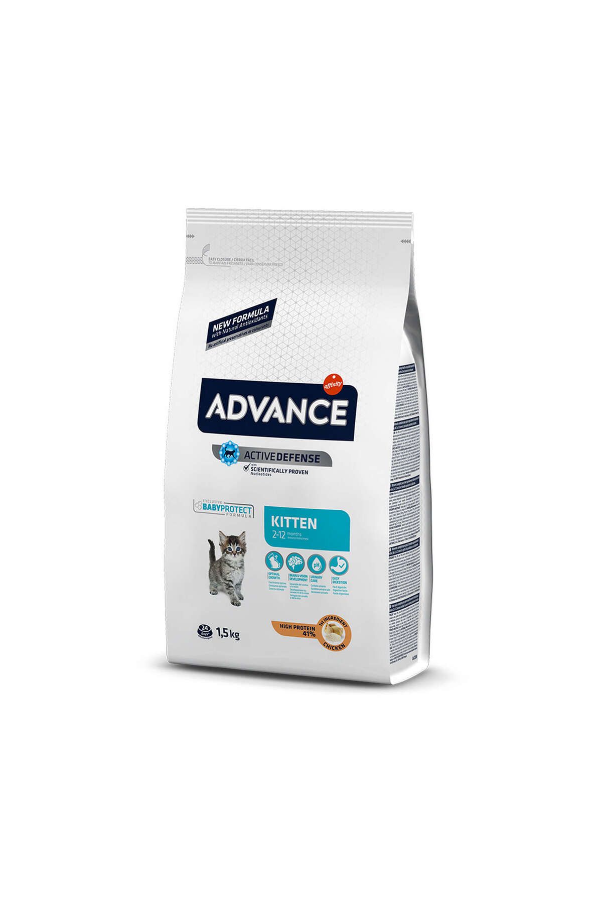 Advance Cat Kıtten Chıcken & Rıce 1,5 Kg YKTSN