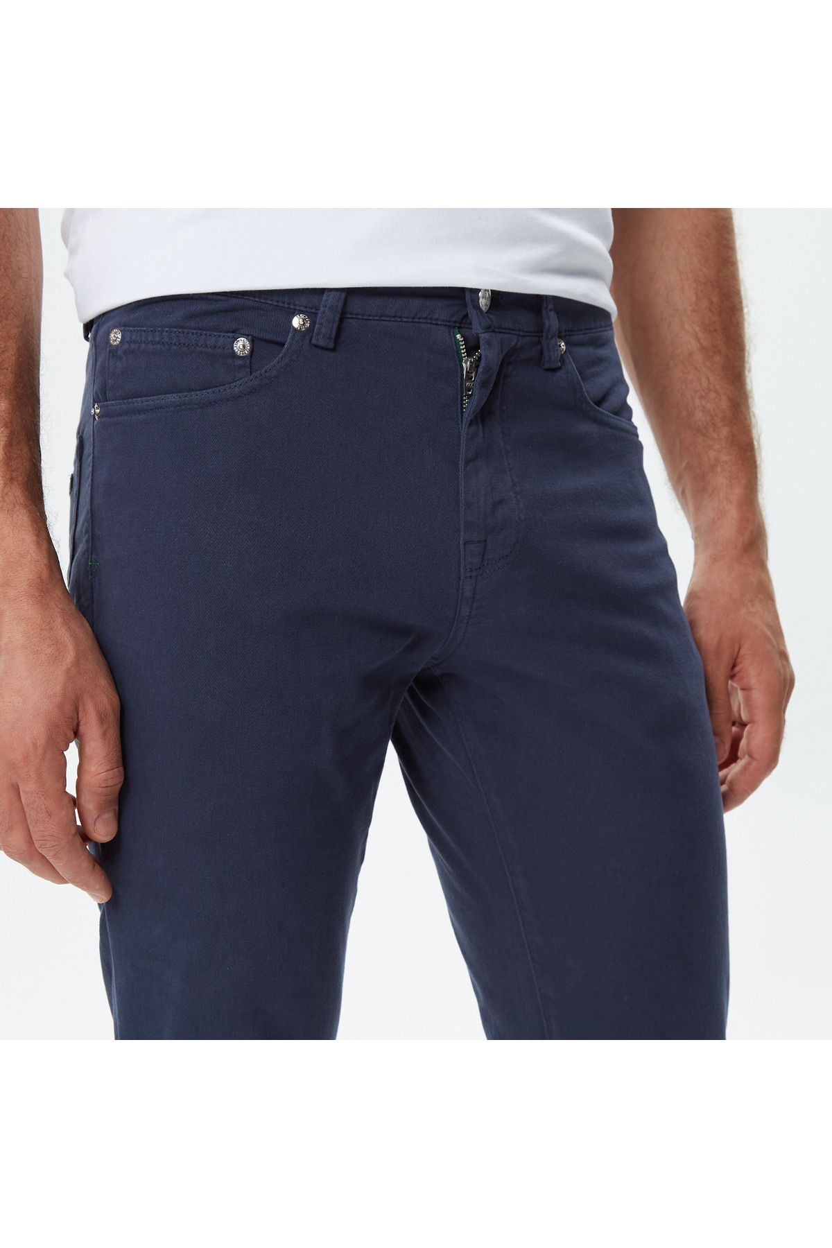شلوار آبی مردانه باریک و اورجینال Lacoste