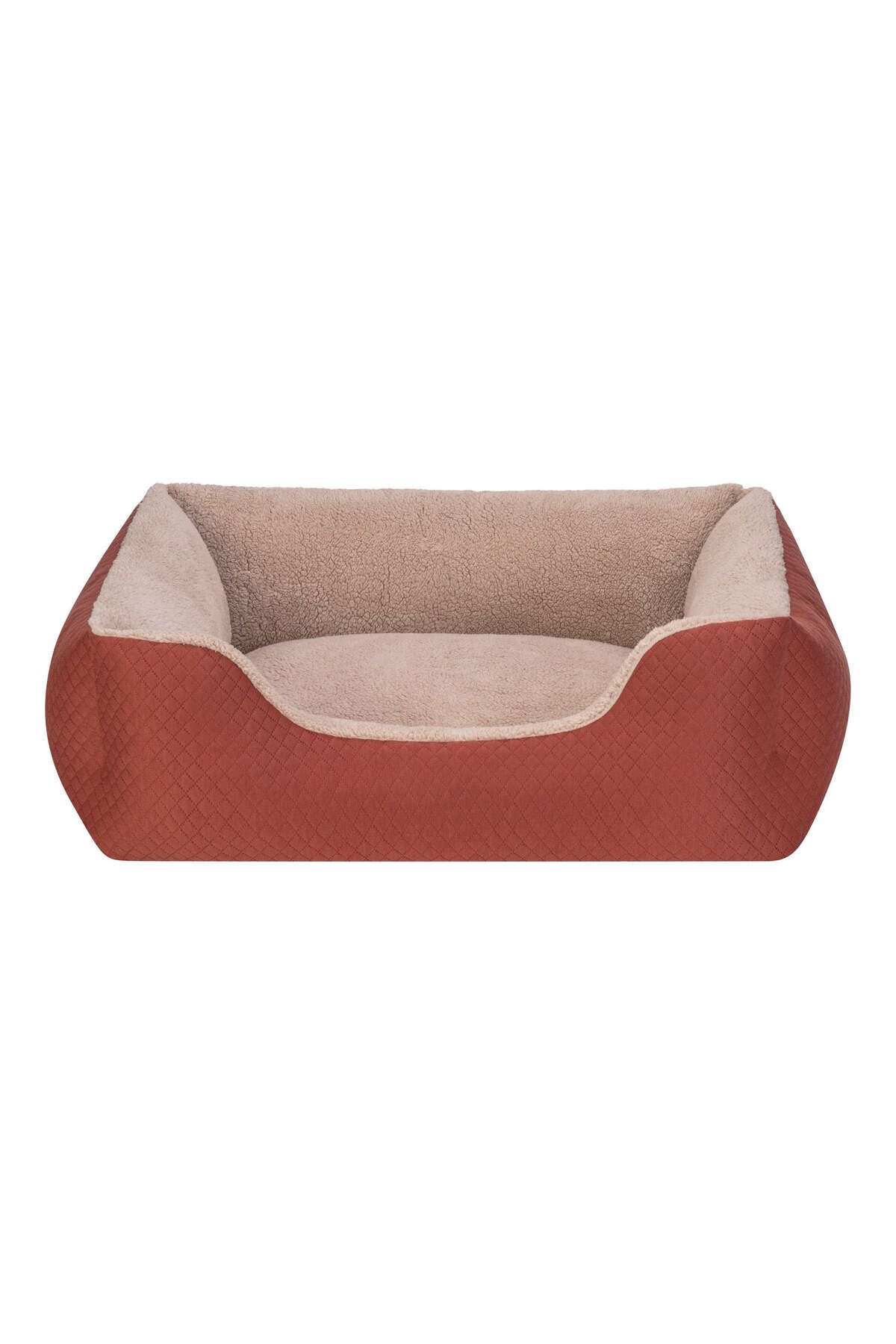 Pet Comfort Bravo Duo Köpek Yatağı Tarçın/Bej L 90x70cm DRSTR