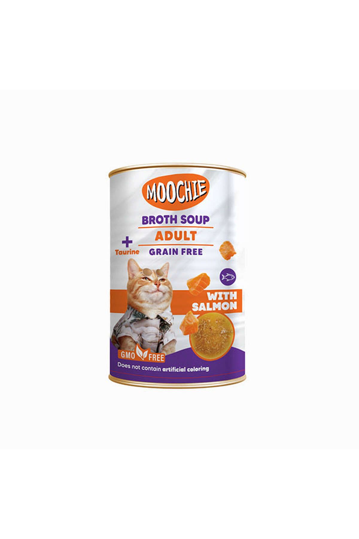 MOOCHIE Et Suyu Çorba Somon Balıklı Yet.Kedi 135ML 492113