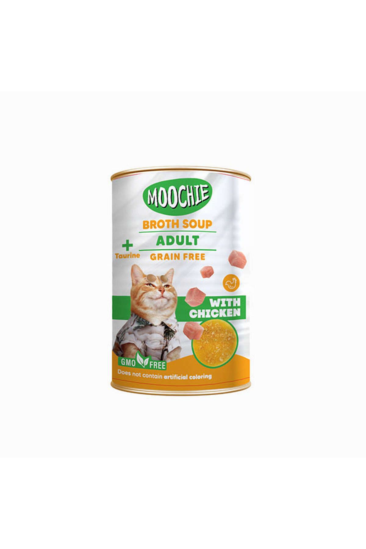 MOOCHIE ET SUYU ÇORBA TAVUKLU YETIŞKIN KEDI 135ML X 6 ADET 661142