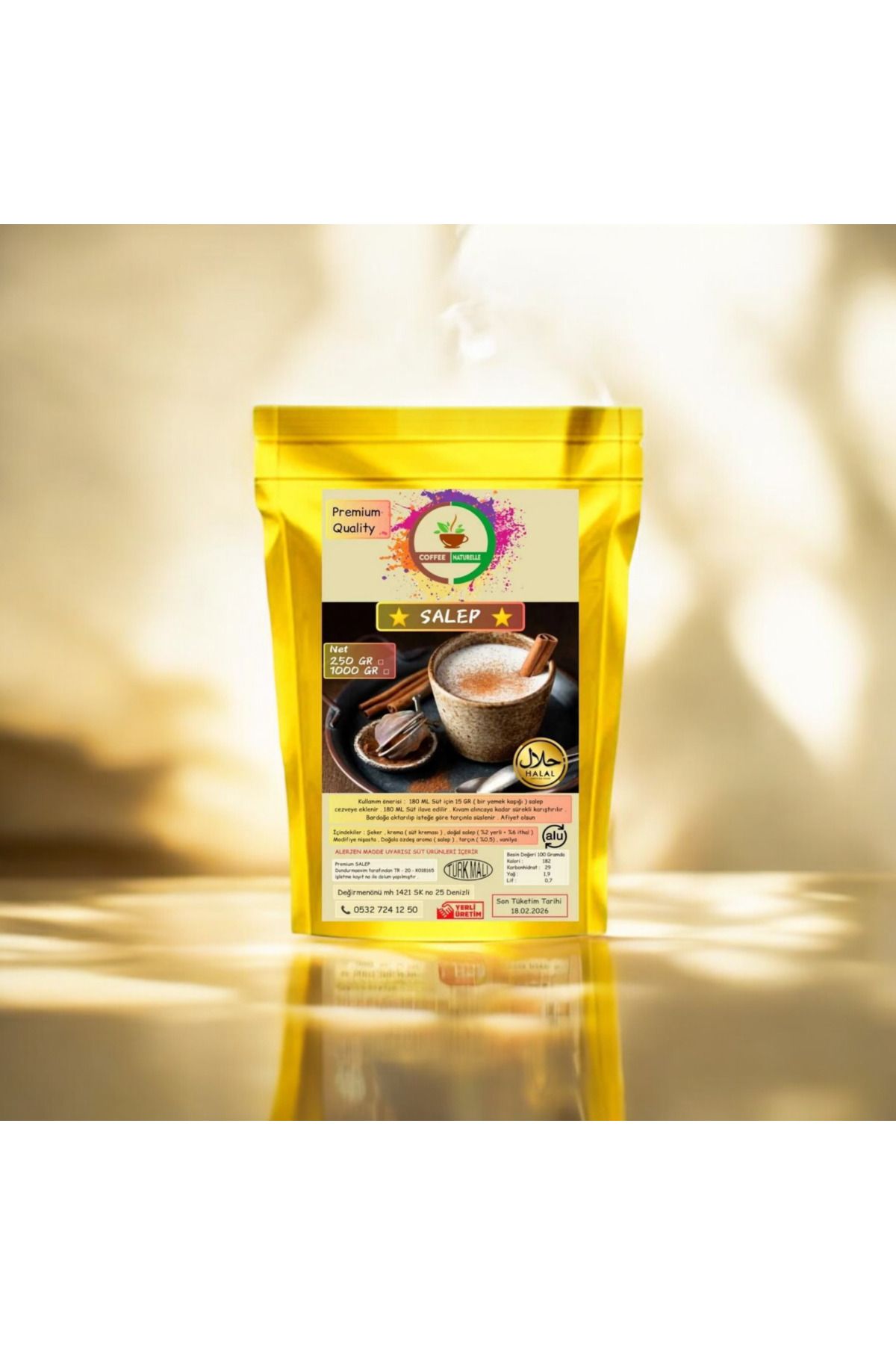 coffee Naturelle Salep 1 Kg - ( 1000 Gr ) " Premıum "