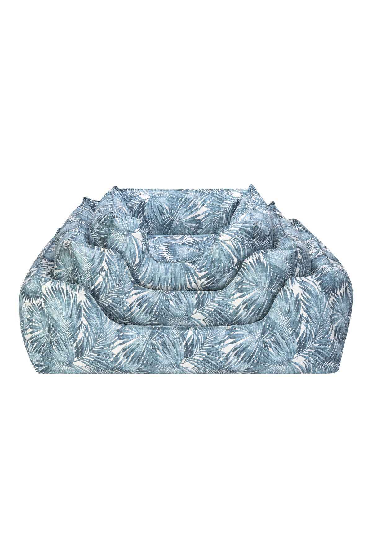 Pet Comfort-Blue-White Alpha Merta Dog Bed - L 85X105Cm 639140 4