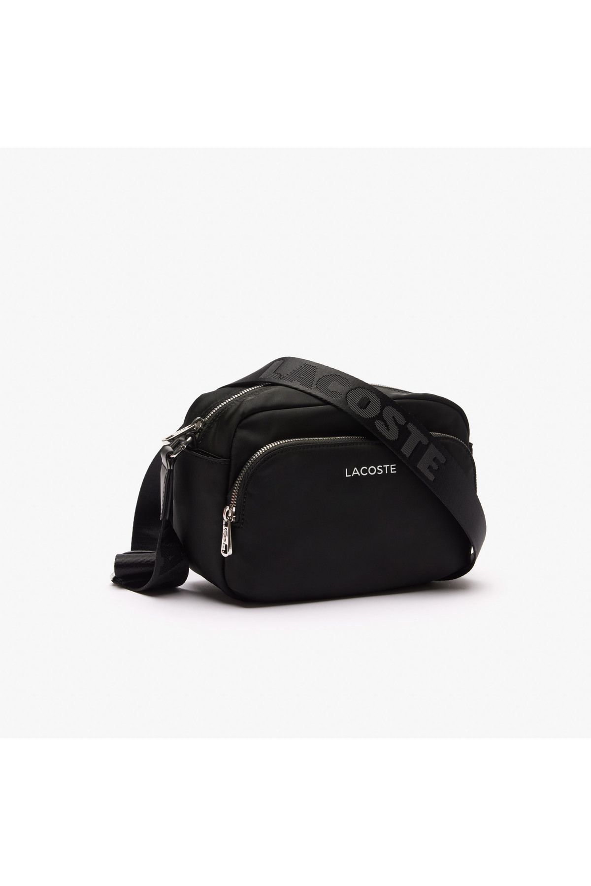 کیف پیام رسان مشکی مردانه و زنانه پستچی سیاه اورجینال Lacoste